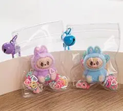 新品 ラブブ ぬいぐるみキーホルダー
