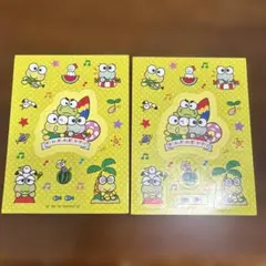 【新品未使用】レア品けろけろけろっぴシール 2枚セット 1988年
