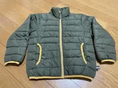 ライトダウン　110cm カーキ　フードなし