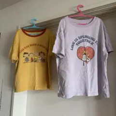 UNIQLO キッズ　スヌーピー　PEANUTS Tシャツ 2枚セット 150