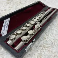 美品　ミヤザワフルート　管楽器　シルバー　初心者　吹奏楽
