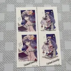 2 東方Project パチュリー　フォトカード　チェキ　フォト風　カード