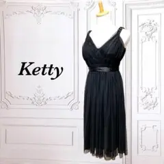 ケティ『Ketty』フォーマル【M】パーティドレス ブラック 黒/冠婚葬祭