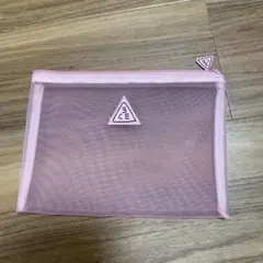 3CE ピンク メッシュポーチ 約21✖️15