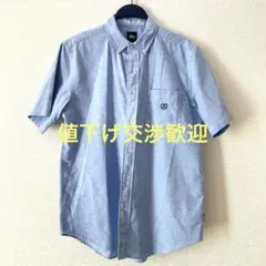 STUSSY 半袖シャツ ライトブルー M size