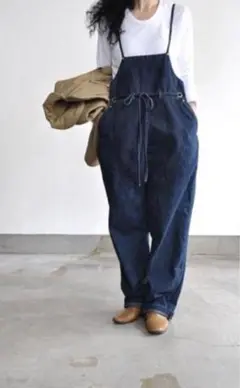 KAPITAL キャピタル デニムエプロン ベスト ロゴ KAPITAL - 13ozデニム ダメージドアドエプロン（DENIM REPAIRSpt