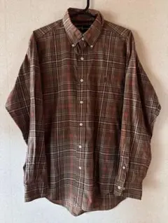 Ralph Lauren クラシックフィット 長袖シャツ ブラウン系