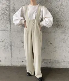 最終値下げ　select MOCA by son ハイウエストサロペット