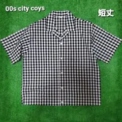 old unknown city coys 短丈　ボックスシルエット　半袖シャツ