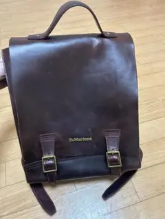 Dr. Martens レザー バックパック ブラウン