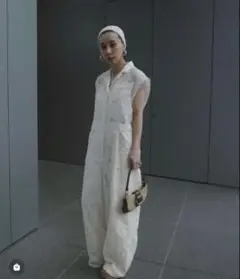 ameri アメリSHEER JACQUARD TAILORED ROMPERS