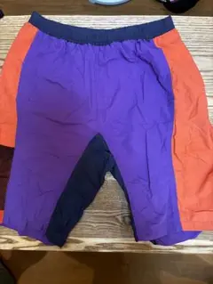 AIGLE Mサイズ ショートパンツ 紫 オレンジ　アウトドア