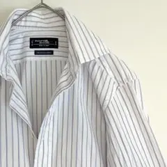 【未使用に近い★EUROPEAN FABRICS】鎌倉ストライプシャツ38-85