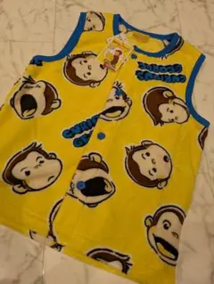 【新品タグ付き】キッズ　こども　スリーパー　おさるのジョージ　サイズ130