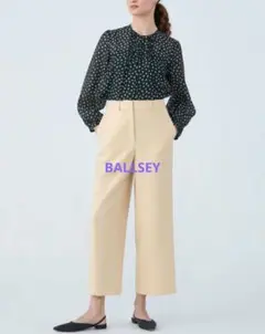 ◆新品未使用◆Ballsey パウダリーストレッチツイル セミワイドパンツ