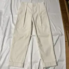 サンローラン Saint Laurent タックコーデュロイパンツ