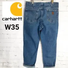 雰囲気◎!!Carhartt カーハート ペイント ビッグ デニムパンツW35