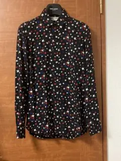 サンローラン マルチスター レーヨン シャツ 美品 ジャケット