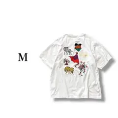 『クラウディ』 Tシャツ 【M】 刺繍 カジュアル