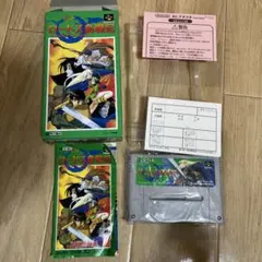 スーパーファミコン ロードス島戦記　箱　ハガキ　説明書（一部破れ）付き　希少