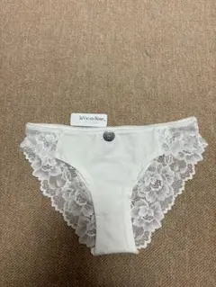 新品　la Vie en Rose ホワイト レースショーツ S/P