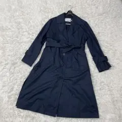 【人気】COACHコーチ　トレンチコート　ネイビー 濃紺