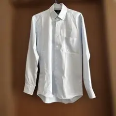 PERSON'S FOR MEN S-82 ワイシャツ　ブルー　水色　斜線柄