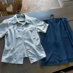 制服に！SELERY ストライプ シャツ スカート セット L 2セット