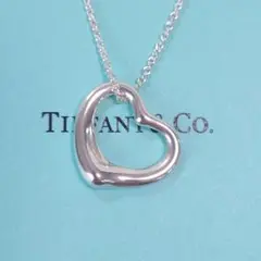 TIFFANY ティファニー オープンハート ネックレス