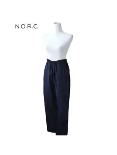 N.O.R.C ノーク　ナイロン　テーパード　イージー　ワイドパンツ