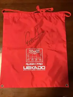 ラグビー巾着袋 Eddie Jones等サイン入り