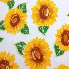 8/5限定SALE　ひまわり　布　生地　巾140cm×30cm 綿