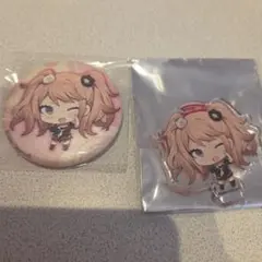 江ノ島盾子 ダンガンロンパ アクリルスタンド 缶バッジ セット