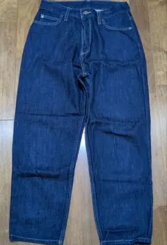 レプシィムダークデニム ハイウエスト ストレートパンツ
