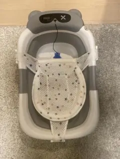 デジタル温度計付きベビーバス クマ型