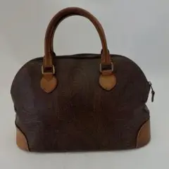 エトロ ハンドバッグ ペイズリー ミニボストン レザー EL204