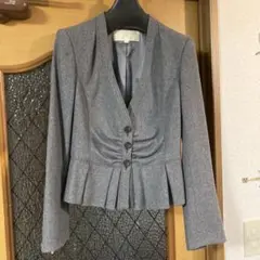 シトラスノーツ グレー ジャケット フリル