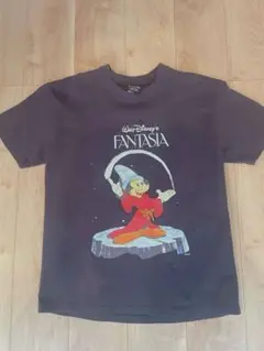 ミッキー　ファンタジア　ヴィンテージ風プリントT