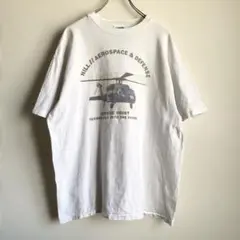 〜90s USA製 USAF CR ヘリコプタープリントTシャツ