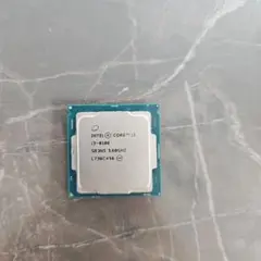 動作品 Intel Core i3-8100 CPU