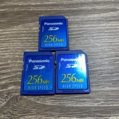 SDカード 256MB 3枚パナソニック