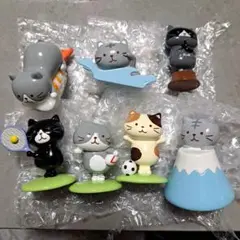 ふくふくにゃんこ　置物　７点まとめ売り