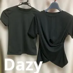 Dazyブラック 半袖 Tシャツ ２枚