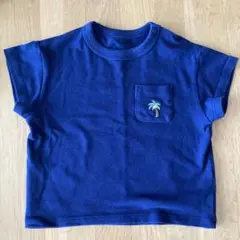 ユニクロ　80サイズ　ネイビー 半袖Tシャツ ポケット付き