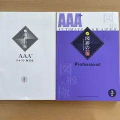 【無記入】AAA 図形の極、5級(新&旧)、４級 図形の極 Professional 5級 - メルカリ