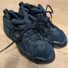 Reebok x Cardi B ブラックスニーカー　23.5