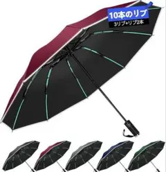 折りたたみ傘 逆さ傘 強化10本骨 晴雨兼用 耐強風設計 自動開閉 大きい