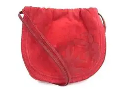 正規品 LOEWE アナグラム レザーxヌバック ショルダーバッグ