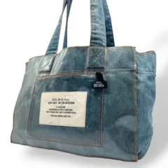 美品 DIESEL トートバッグ デニム ブレイブマン A4可 大容量 肩掛け