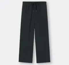 GU リブプルオンパンツ ブラック XL